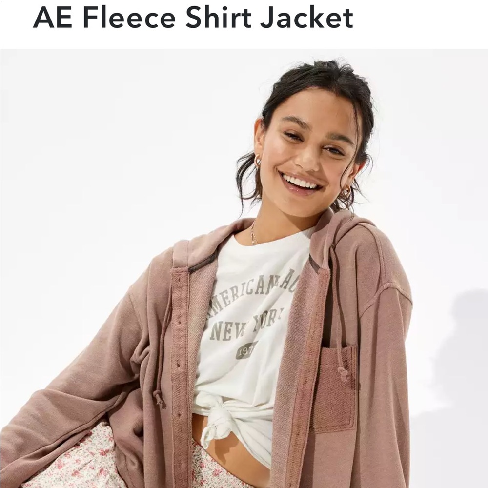 AE Fleece Shirt Jacket
